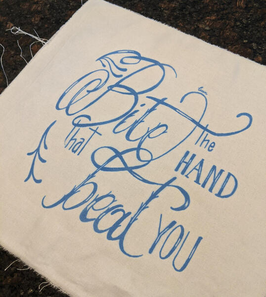 bite the hand that beat you